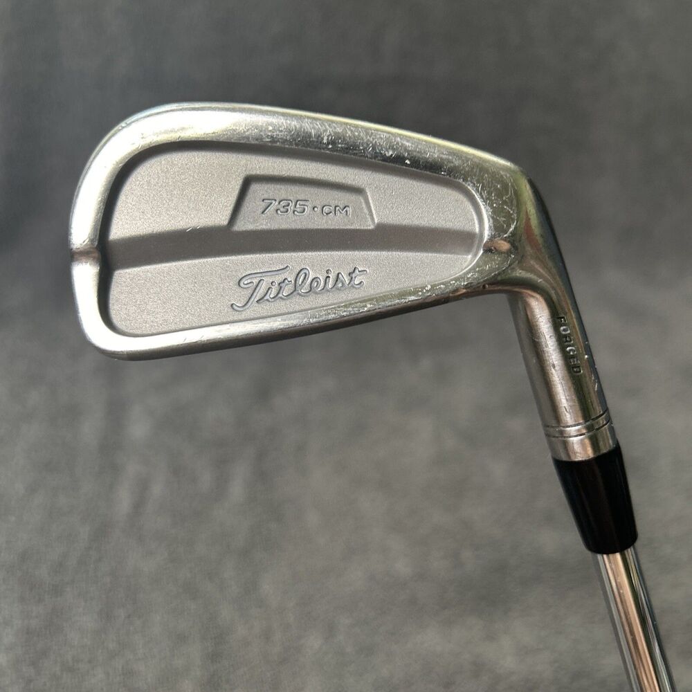 Titleist 735 CM Forged 6 Iron Dynamic Gold R300 Steel Shaft 37.5" RH